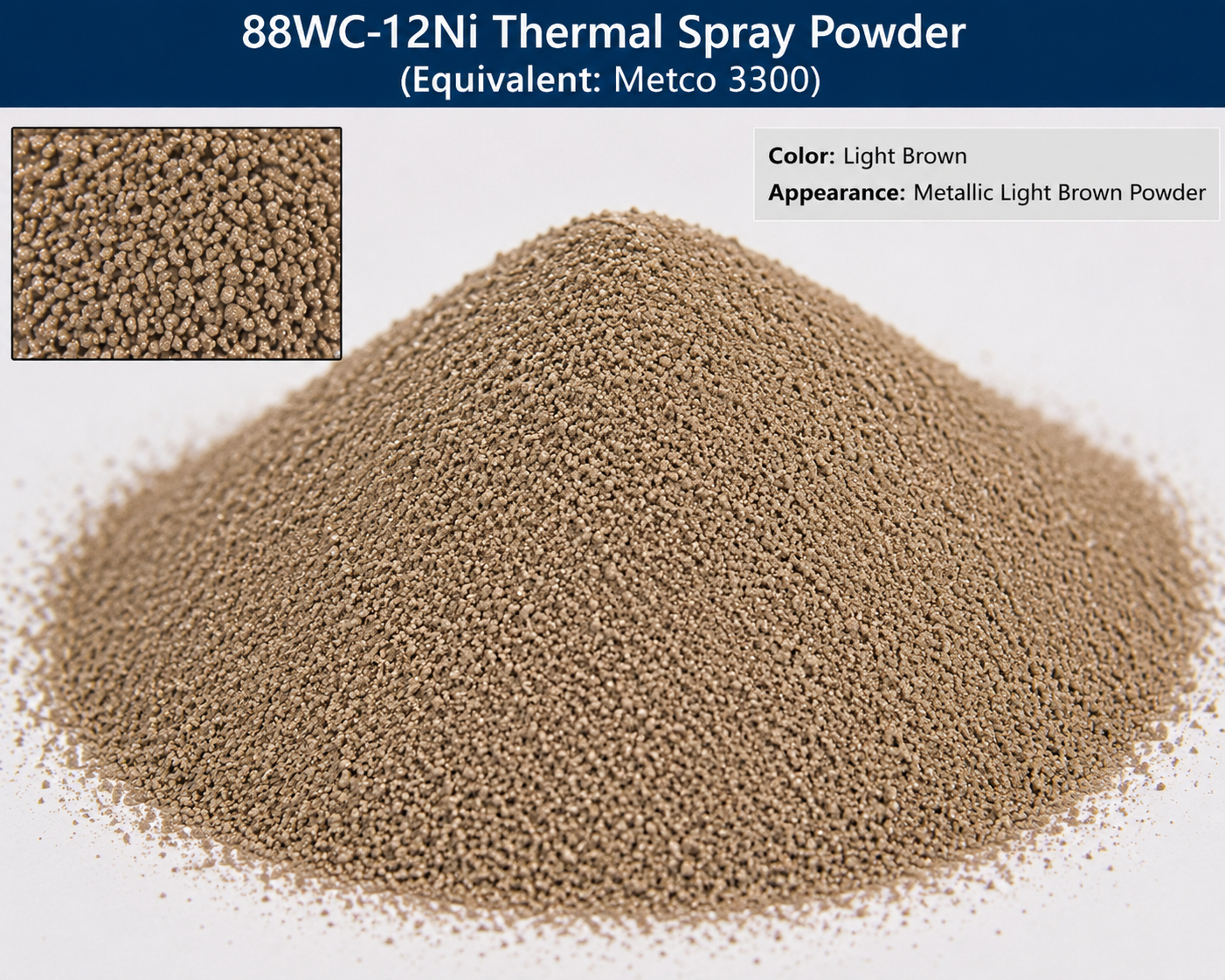 88WC-12Ni Thermal Spray Powder (Equivalent: Metco 3300)