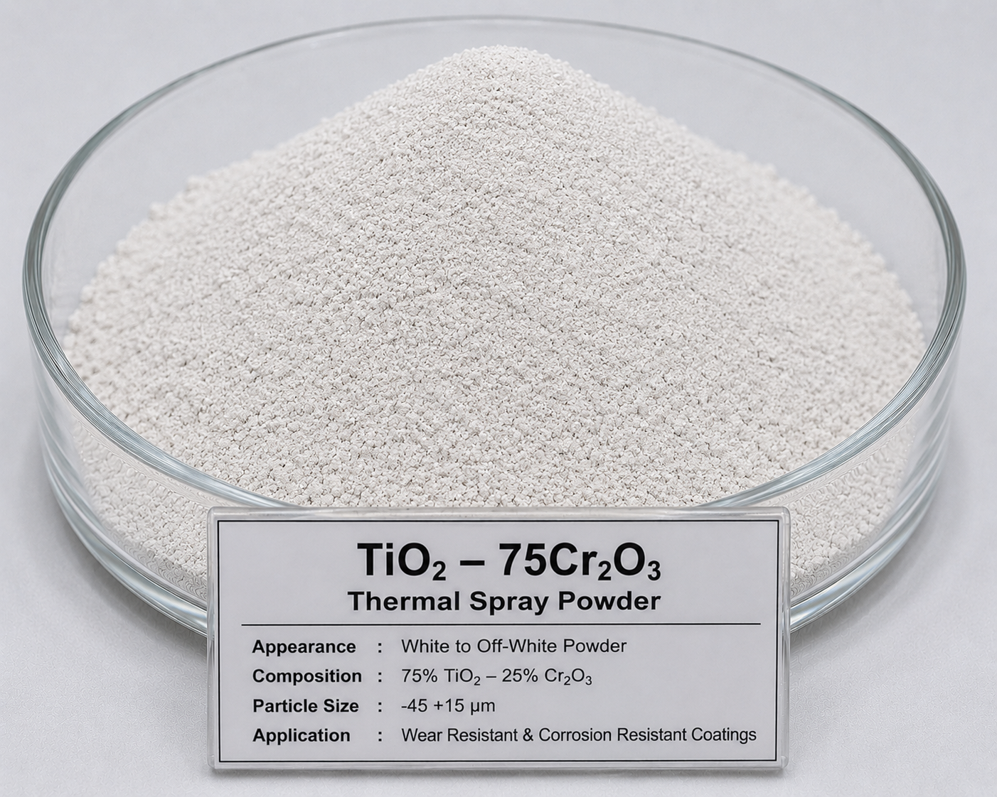 TiO₂ – 75Cr₂O₃ Thermal Spray Powder