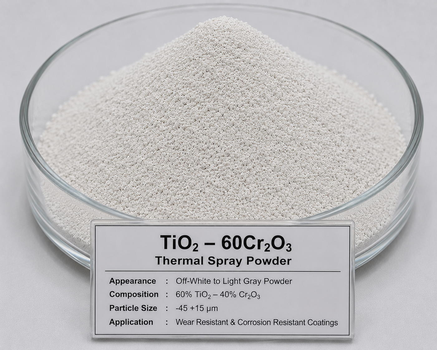 TiO₂ – 60Cr₂O₃ Thermal Spray Powder